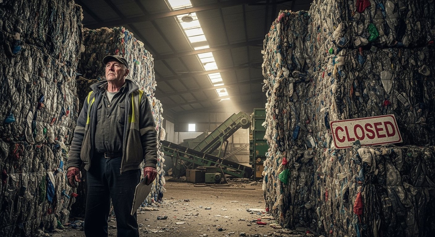 英國因出口塑膠廢料，錯失價值20億英鎊的潛在回收產業商機。